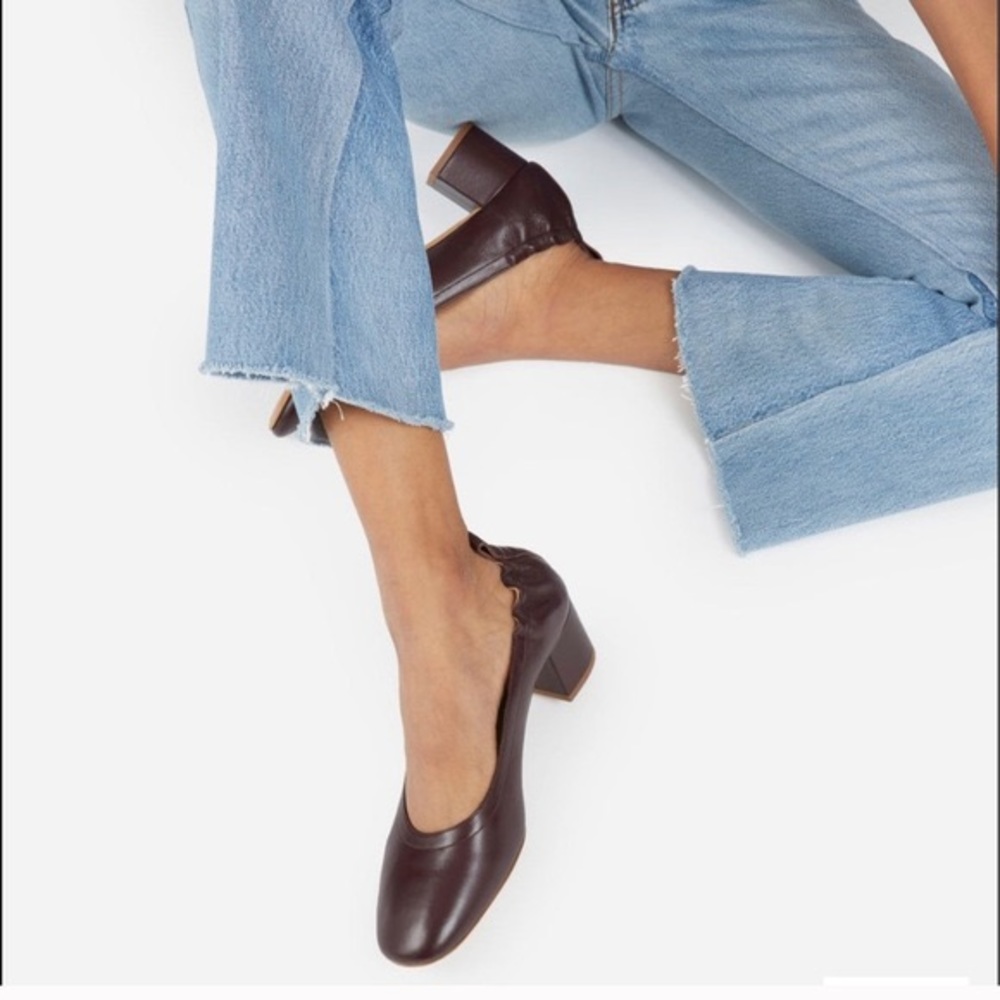 Everlane Day Heel Oxblood